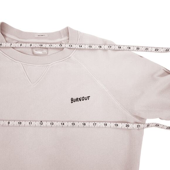 MOTHER The Square Burnout Sweatshirt S - Picture 9 of 10